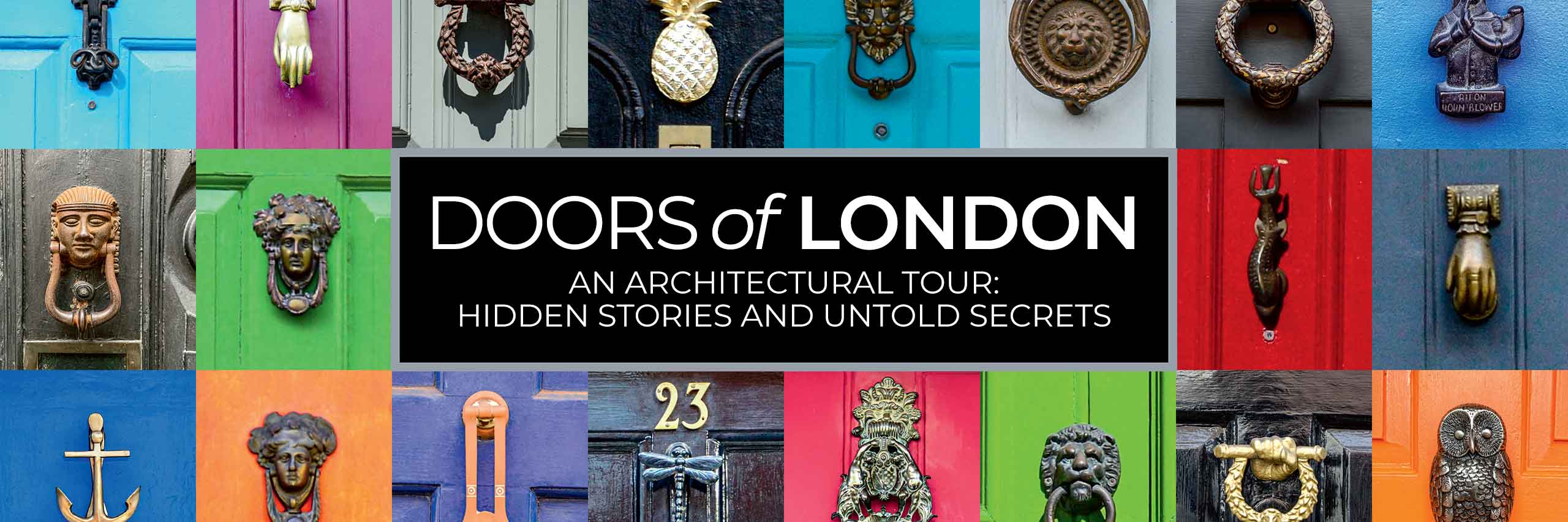 Doors of London book slideshow banner.